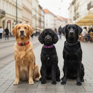 Klik ogrlica za psa City Style Neopren